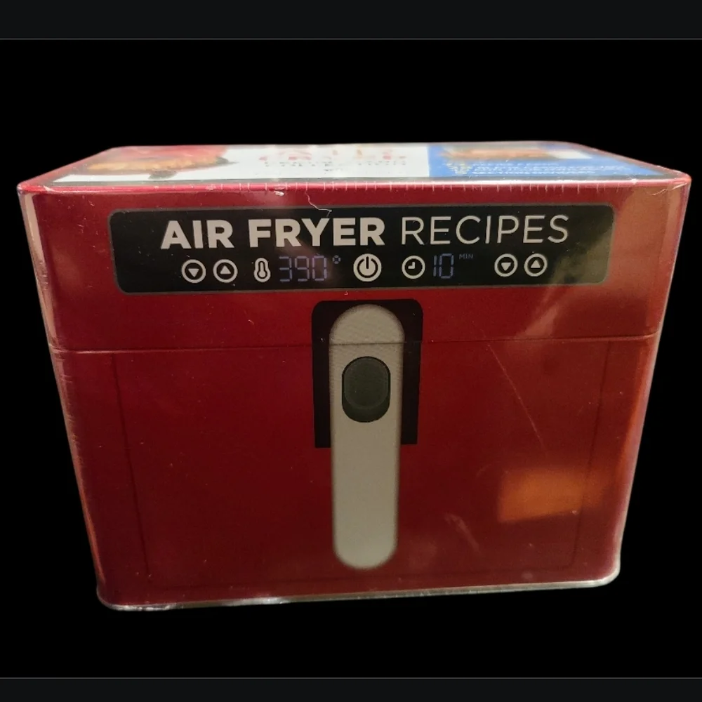Air Fryer Recipes ~ Recipe Card Collection Red Tin ~ 72 Recipe Cards Brand New